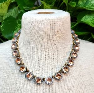 J. Crew Brulee Cupcake Glittery Stones Necklace
